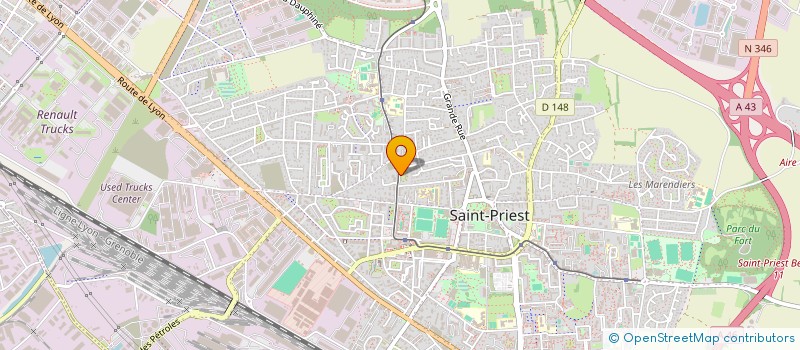 localisation de l'entreprise MONSIEUR FATTEH ADJAL  SAINT-PRIEST