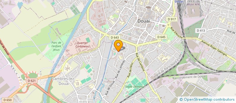 localisation de l'entreprise MONSIEUR FATTY MALANG  DOUAI