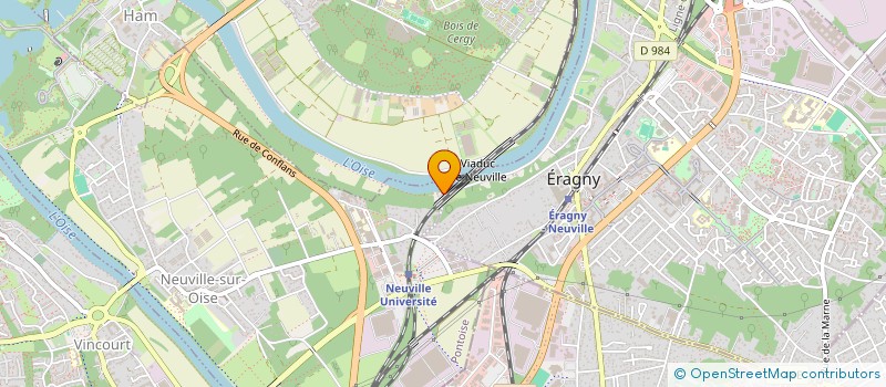 localisation de l'entreprise MONSIEUR FAUBLAX- JUNIOR PIERRE  NEUVILLE-SUR-OISE