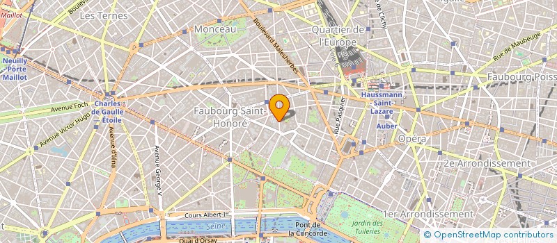 localisation de l'entreprise MONSIEUR FAUBOURG SAUL DU  PARIS