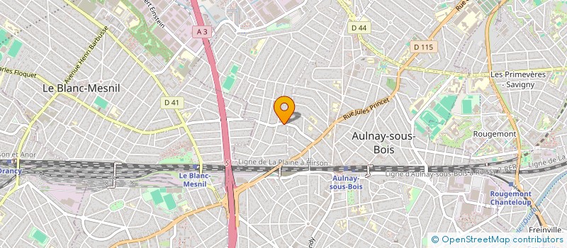localisation de l'entreprise MONSIEUR FAUDEL BENMOUSA à AULNAY-SOUS-BOIS
