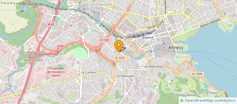 localisation de l'entreprise MONSIEUR FAUDEL DOUAIFIA-BERRAD  ANNECY