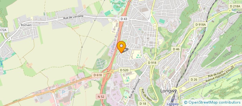 localisation de l'entreprise MONSIEUR FAUDEL HAMMIDECHE à LONGWY
