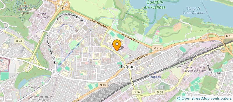 localisation de l'entreprise MONSIEUR FAUDEL MANSOUR  TRAPPES