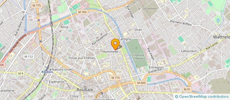 localisation de l'entreprise MONSIEUR FAUDIL REKABI  ROUBAIX