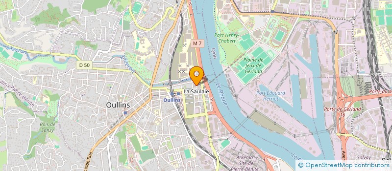 localisation de l'entreprise MONSIEUR FAUDIL SALHI  OULLINS-PIERRE-BENITE