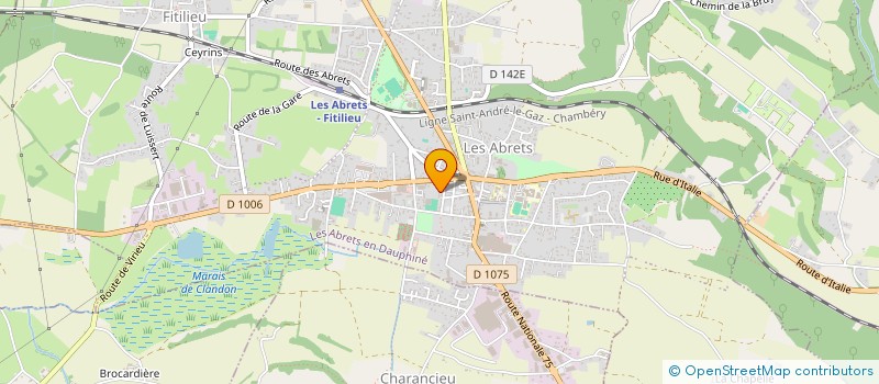 localisation de l'entreprise MONSIEUR FAUST LOPES DA SILVA  LES ABRETS EN DAUPHINE