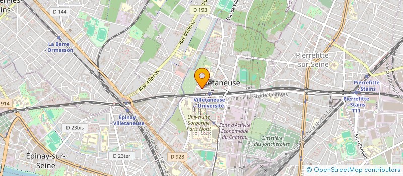 localisation de l'entreprise MONSIEUR FAUSTIN BEYA à VILLETANEUSE