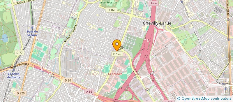 localisation de l'entreprise MONSIEUR FAUSTIN DIGBEU  CHEVILLY-LARUE