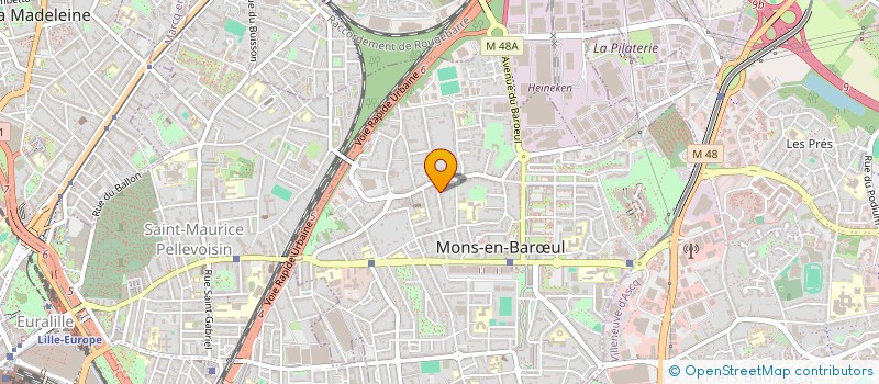 localisation de l'entreprise MONSIEUR FAUSTIN LE MARC HADOUR  MONS-EN-BARUL