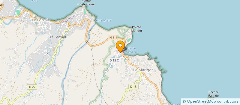 localisation de l'entreprise MONSIEUR FAUSTIN MARTINET  LE MARIGOT