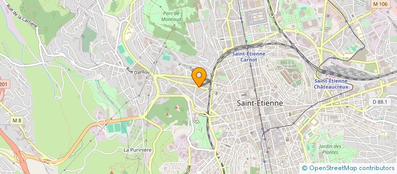 localisation de l'entreprise MONSIEUR FAUSTIN MBAPPE  SAINT-ETIENNE