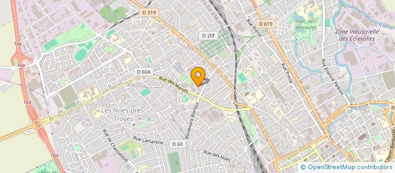 localisation de l'entreprise MONSIEUR FAUSTIN N'GUEBOU  SAINT-ANDRE-LES-VERGERS