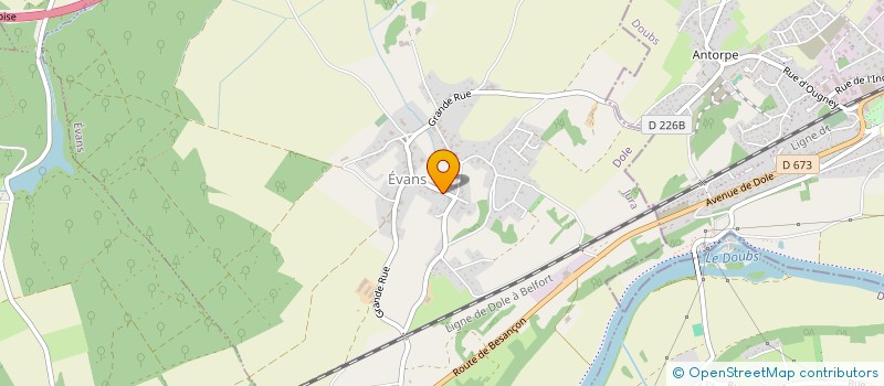 localisation de l'entreprise MONSIEUR FAUSTIN PEREIRA  EVANS