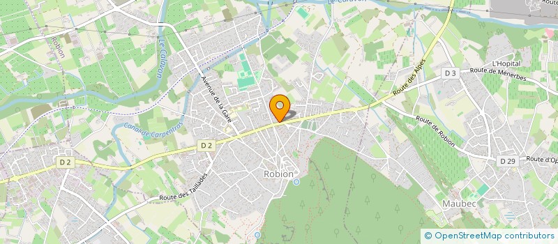 localisation de l'entreprise MONSIEUR FAUSTIN RICAUD  ROBION