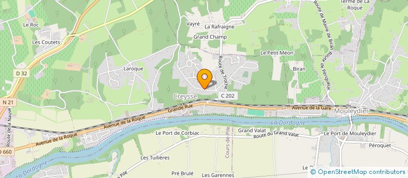 localisation de l'entreprise MONSIEUR FAUSTINE PELLETIER à BERGERAC