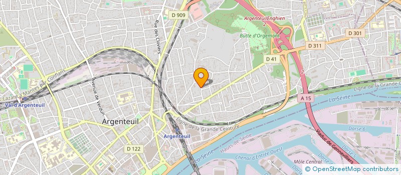 localisation de l'entreprise MONSIEUR FAUSTINO PEIXOTO  ARGENTEUIL