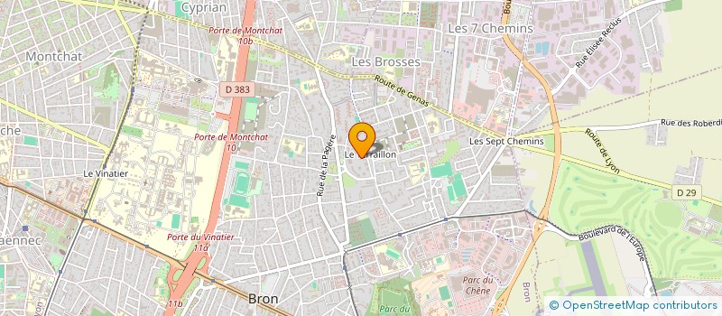 localisation de l'entreprise MONSIEUR FAUSTO CORSETTI  BRON