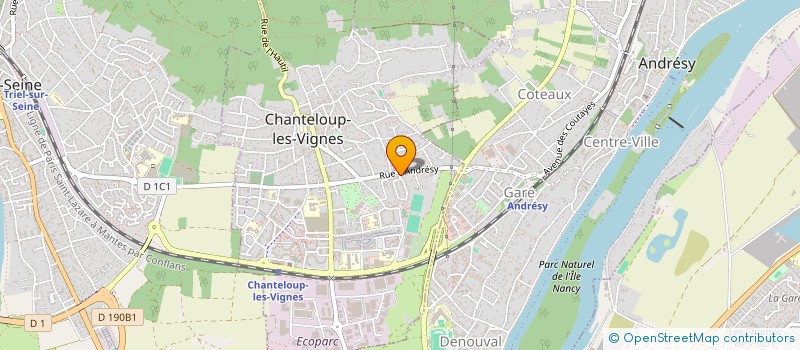 localisation de l'entreprise MONSIEUR FAUSTO EVANGELISTA DOS SANTOS à CHANTELOUP-LES-VIGNES