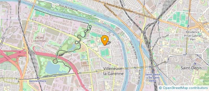 localisation de l'entreprise MONSIEUR FAVYZI PATRICK BENZIDANE  VILLENEUVE-LA-GARENNE