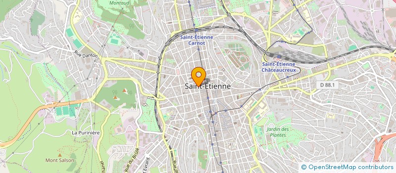 localisation de l'entreprise MONSIEUR FAWAD ARYAN  SAINT-ETIENNE