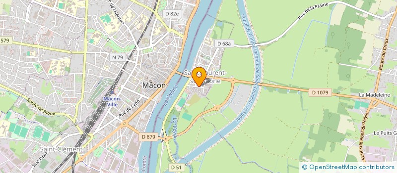 localisation de l'entreprise MONSIEUR FAWAD MUMAND  SAINT-LAURENT-SUR-SAONE