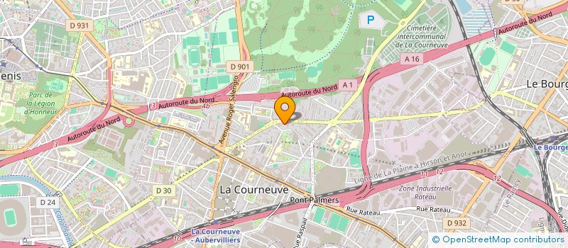 localisation de l'entreprise MONSIEUR FAWAS DO REGO à LA COURNEUVE