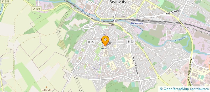 localisation de l'entreprise MONSIEUR FAWAZ N'DAH  BEAUVAIS