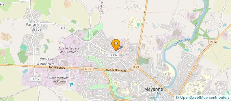 localisation de l'entreprise MONSIEUR FAWAZ OSMAN SULIMAN  MAYENNE