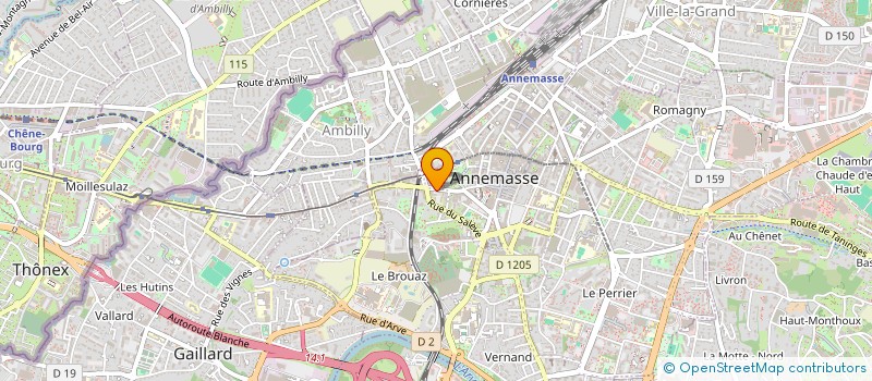 localisation de l'entreprise MONSIEUR FAWZI AOUACI  AMBILLY