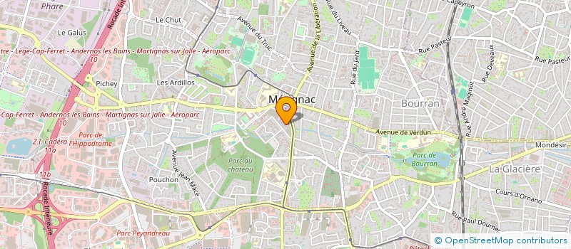 localisation de l'entreprise MONSIEUR FAWZI BELOUAZNA  MERIGNAC