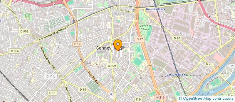 localisation de l'entreprise MONSIEUR FAWZI BESSA à GENNEVILLIERS