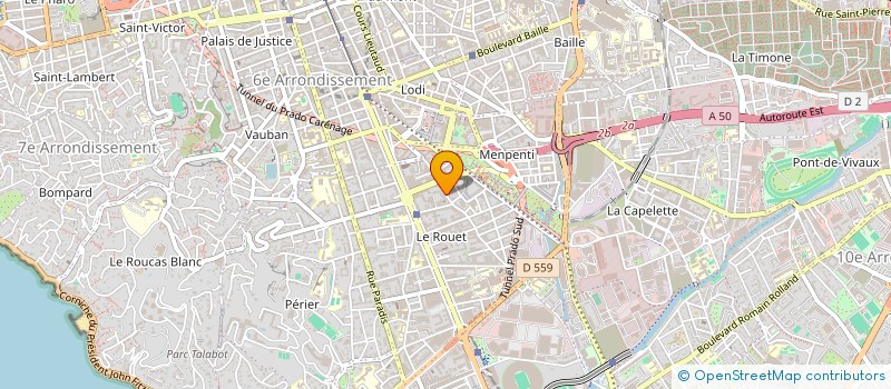 localisation de l'entreprise MONSIEUR FAWZI DJAHNINE à MARSEILLE