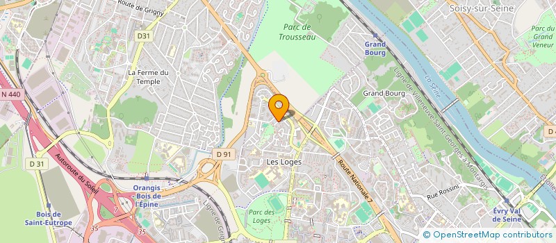 localisation de l'entreprise MONSIEUR FAWZI KHENICHE  EVRY-COURCOURONNES