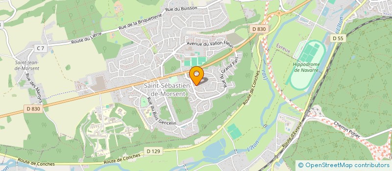 localisation de l'entreprise MONSIEUR FAWZI MRAIAGH  SAINT-SEBASTIEN-DE-MORSENT