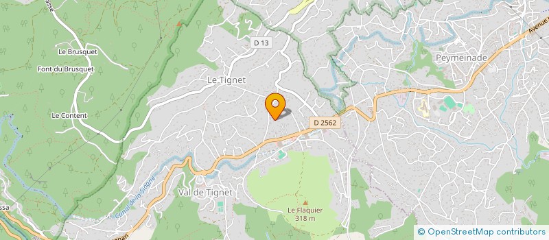 localisation de l'entreprise MONSIEUR FAWZI ORIBY à LE TIGNET