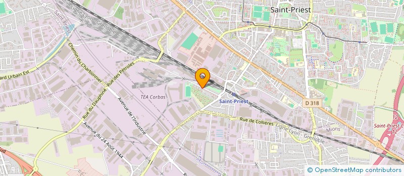 localisation de l'entreprise MONSIEUR FAWZI OUMENANA  SAINT-PRIEST