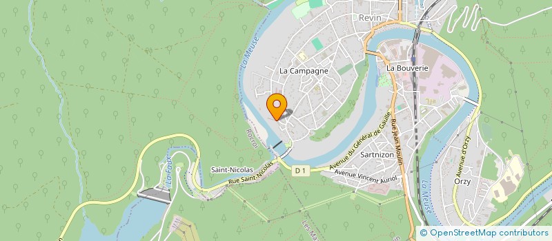 localisation de l'entreprise MONSIEUR FAWZI OUNISSI  REVIN