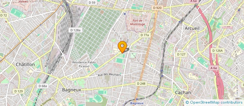 localisation de l'entreprise MONSIEUR FAWZI OURIBA à BAGNEUX