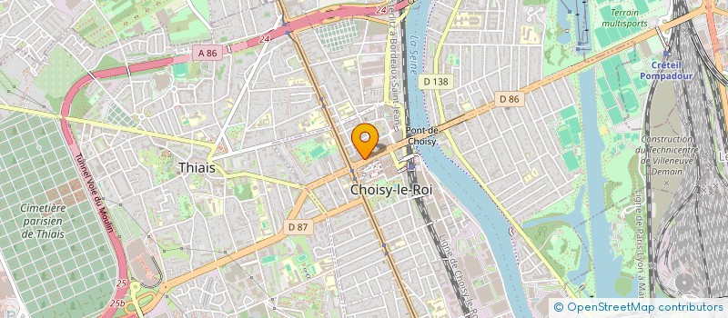 localisation de l'entreprise MONSIEUR FAWZI SIFOUANE à CHOISY-LE-ROI