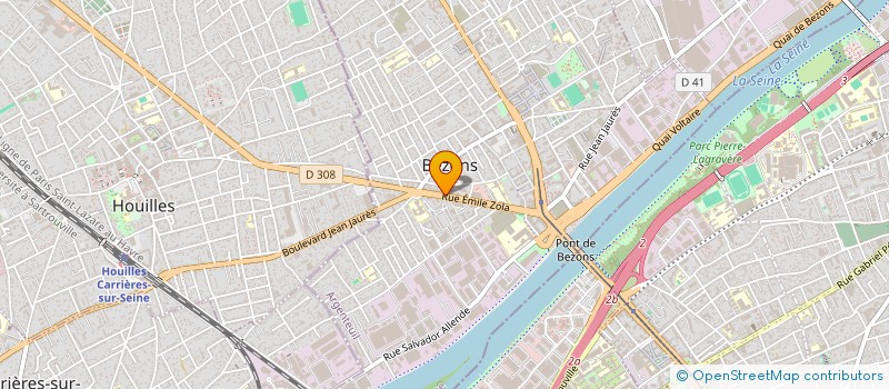 localisation de l'entreprise MONSIEUR FAWZI ZERROUK  BEZONS