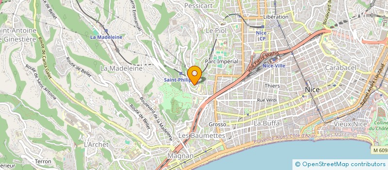localisation de l'entreprise MONSIEUR FAYA MILLIMONO à NICE