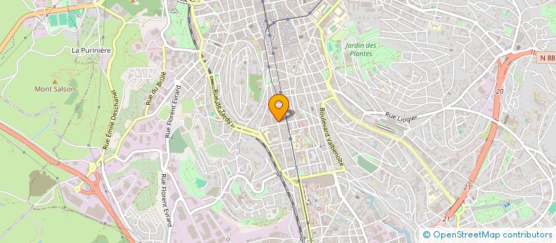 localisation de l'entreprise MONSIEUR FAYAD SAINDOU  SAINT-ETIENNE