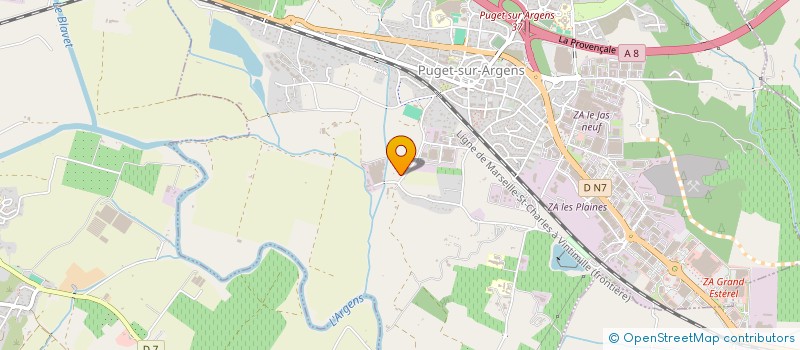 localisation de l'entreprise MONSIEUR FAYCAL AASRIOU  PUGET-SUR-ARGENS