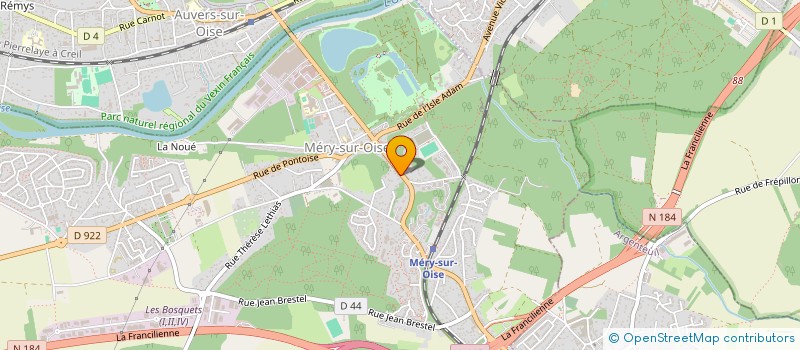 localisation de l'entreprise MONSIEUR FAYCAL ABAOUCHE  MERY-SUR-OISE