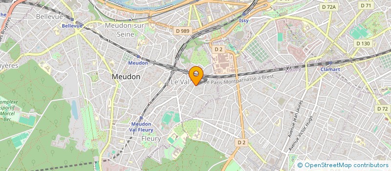 localisation de l'entreprise MONSIEUR FAYCAL ACHBAR à MEUDON