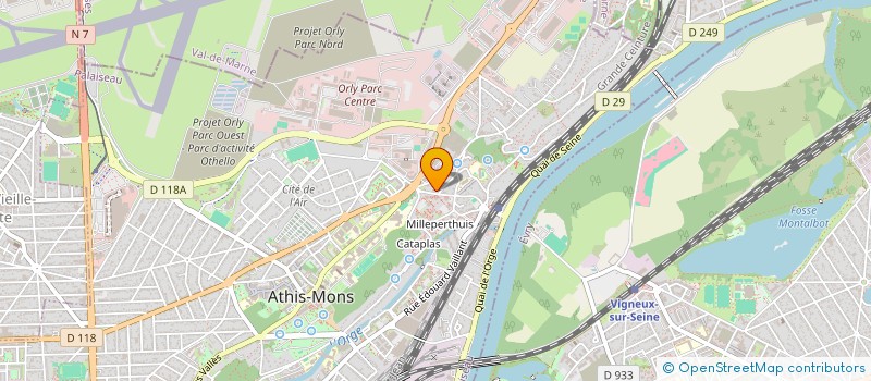 localisation de l'entreprise MONSIEUR FAYCAL AIT OUAKLI  ATHIS-MONS