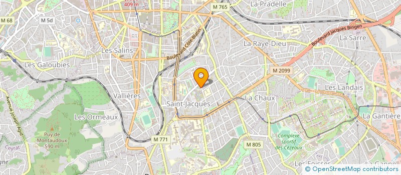 localisation de l'entreprise MONSIEUR FAYCAL BACHIOUA  CLERMONT-FERRAND