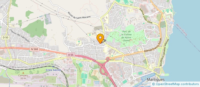 localisation de l'entreprise MONSIEUR FAYCAL BEKRAR à MARTIGUES