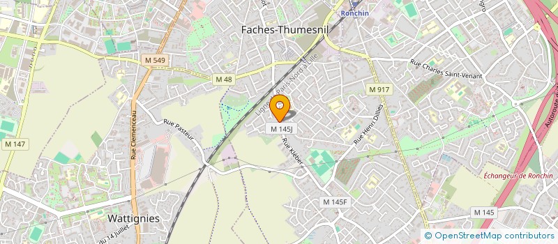 localisation de l'entreprise MONSIEUR FAYCAL BELABBES à FACHES-THUMESNIL